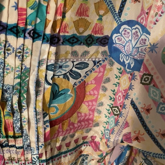 Taj by Sabrina Crippa Women's Long Sleeve Mini Dress Multicolor Size Small Beach - Picture 9 of 14